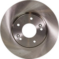 Brake Rotor Brake Pad Kit for Kia Soul (2010–2011) Front Solid 2-Wheel Set