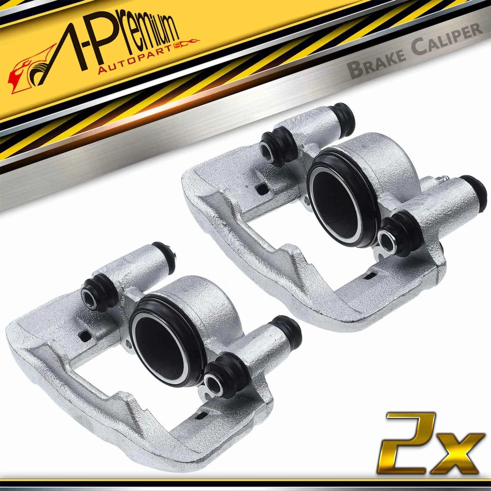 Pair Front Brake Calipers for Ford Escort (1991–1996) Mazda 323 (1990–1995)