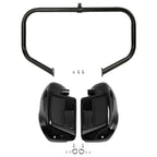 Black Lower Vented Fairings Engine Guard Bar for Harley Road Glide (2014-2024)