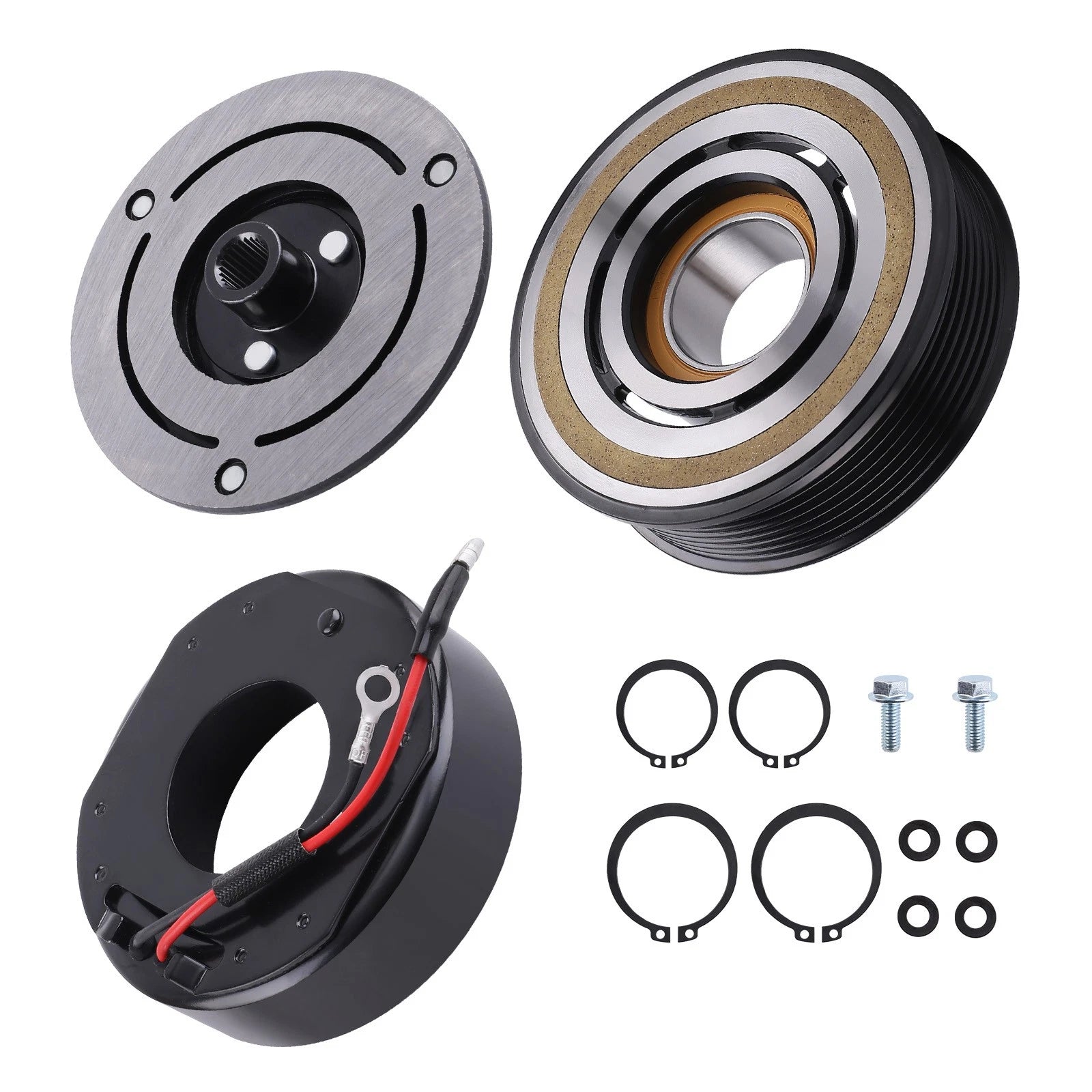 A/C AC Compressor Clutch Assembly Kit for Toyota Tacoma 2.7L (2016–2020)