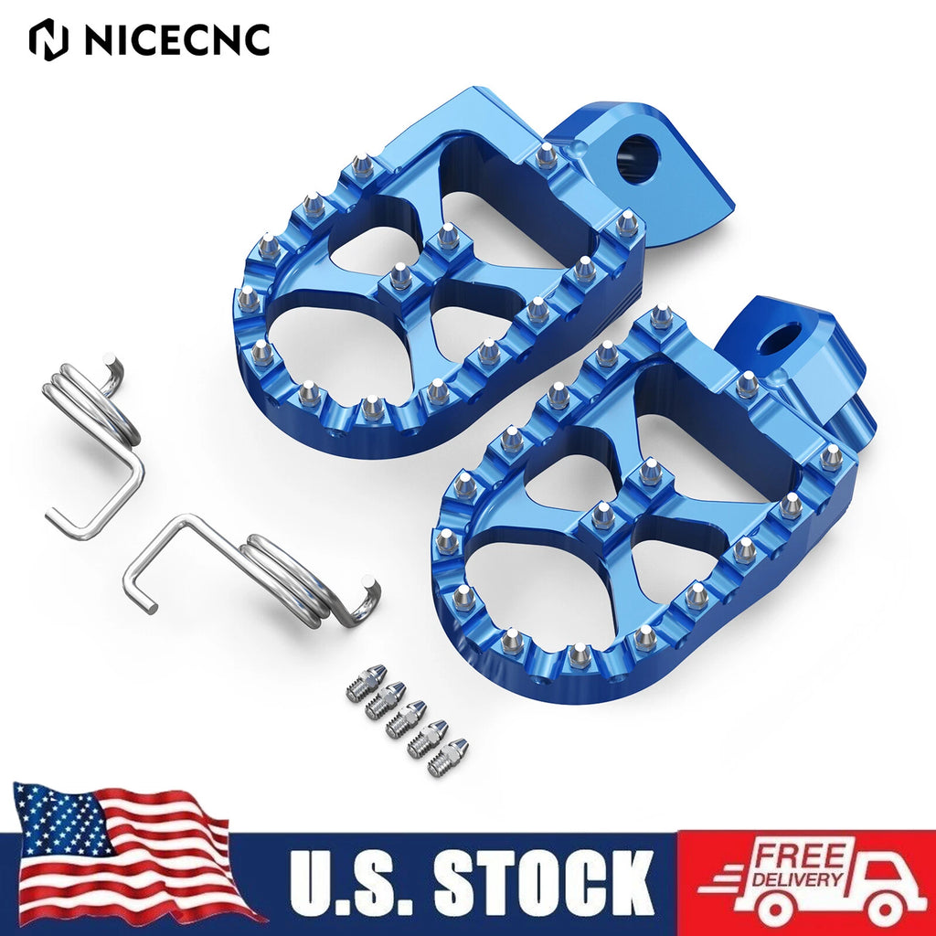 CNC Footrest Foot Pegs for Yamaha YZ125 YZ250 YZ250F YZ450F WR450F (2001–2023)