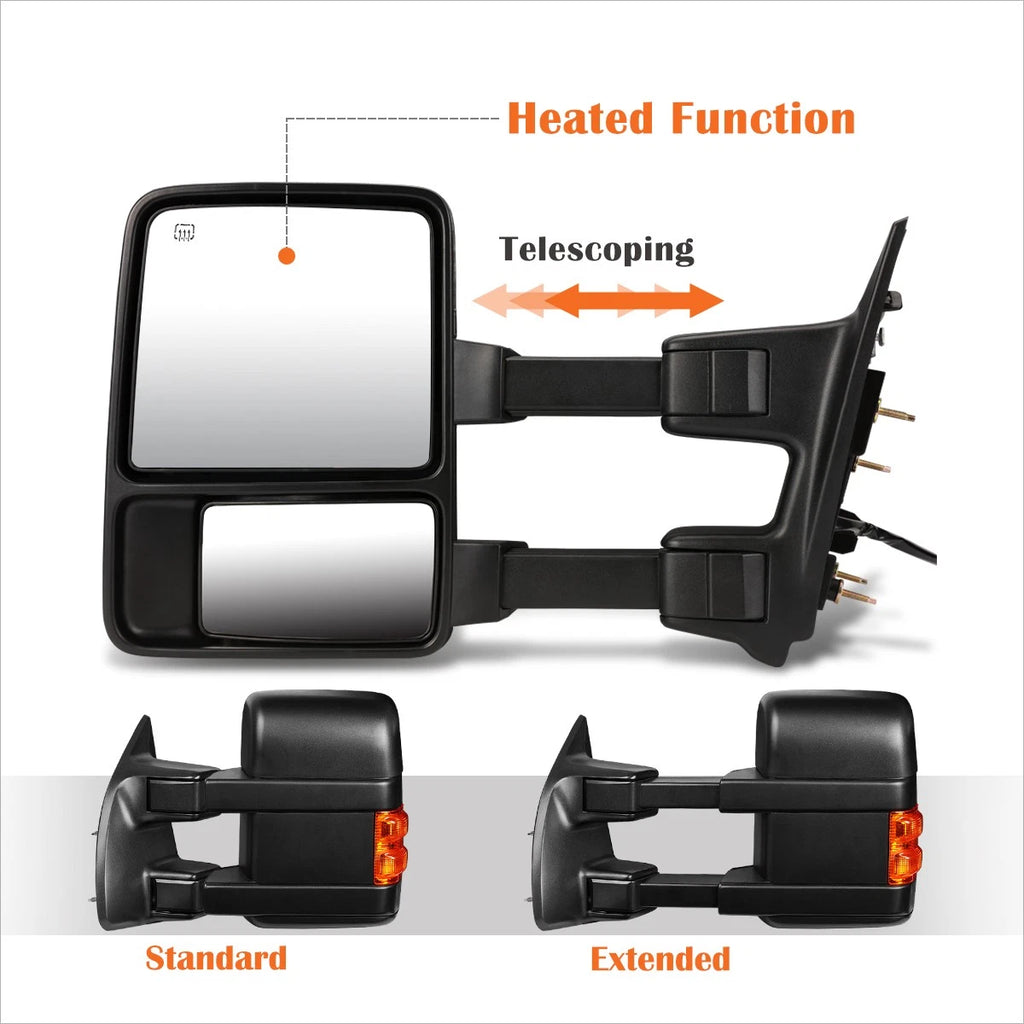 Power Heated Towing Mirror with LED Signal for Ford Super Duty (2008–2016)