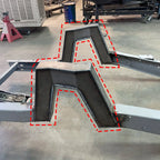 C Notch Frame Step Notch Set for 1963–1972 Chevy C10 Pickup