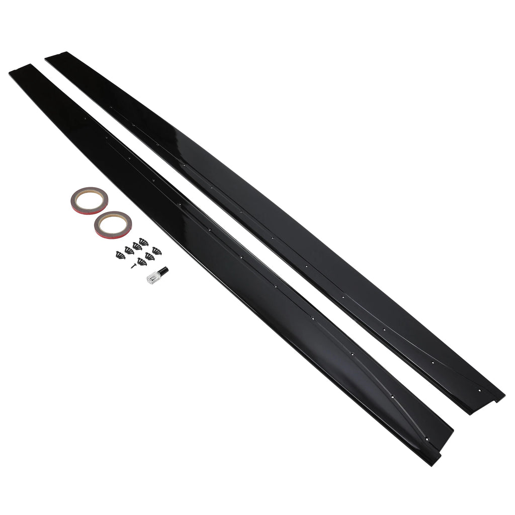 Gloss Black Side Skirts for BMW M4 (2015-2020)