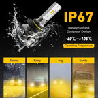 4X H10 Canbus LED Fog Lights Bulb for RAM 1500 2500 3500 (2010–2023)