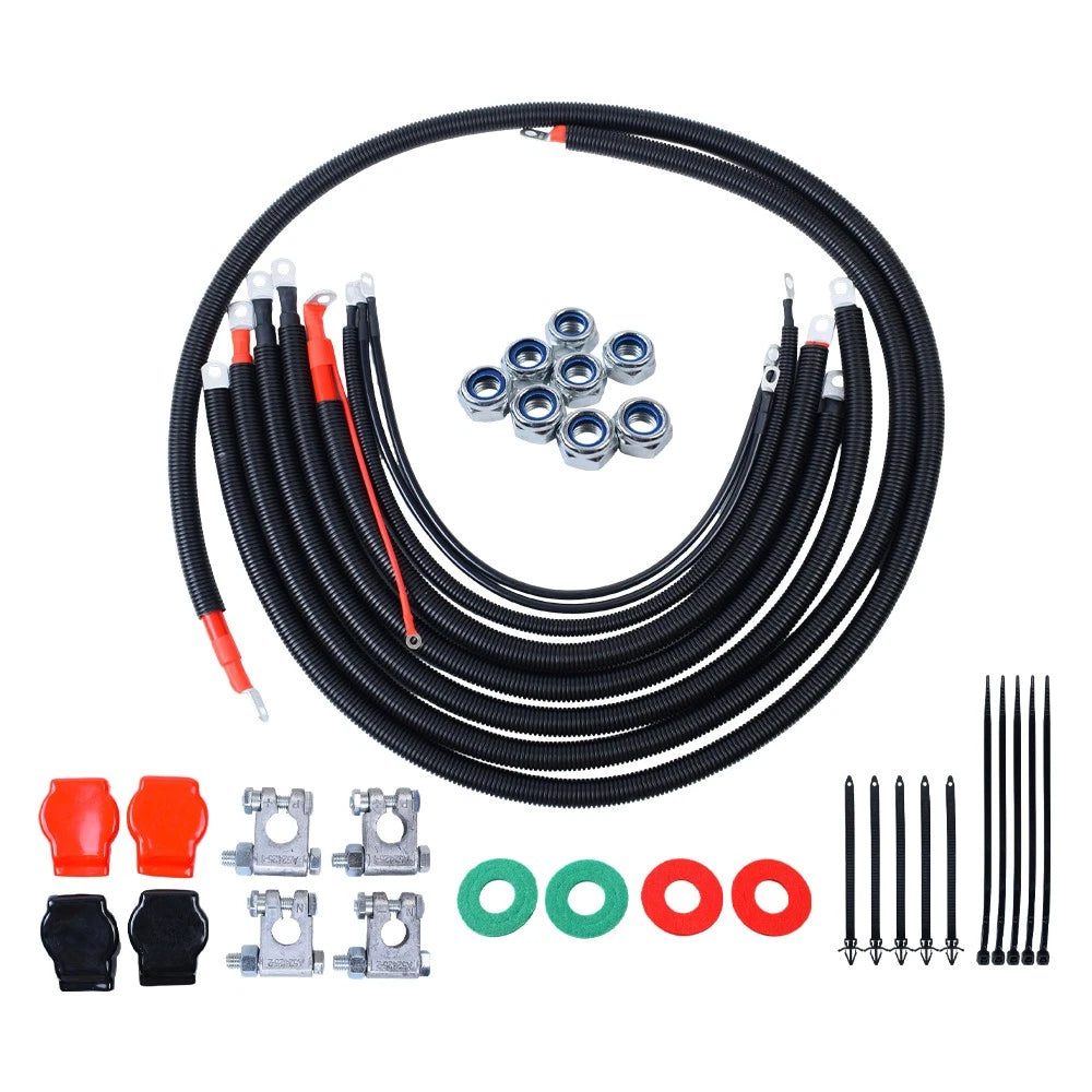 Battery Cable Wire Kit for Dodge RAM 2500 3500 (2003–2007) 5.9L Cummins