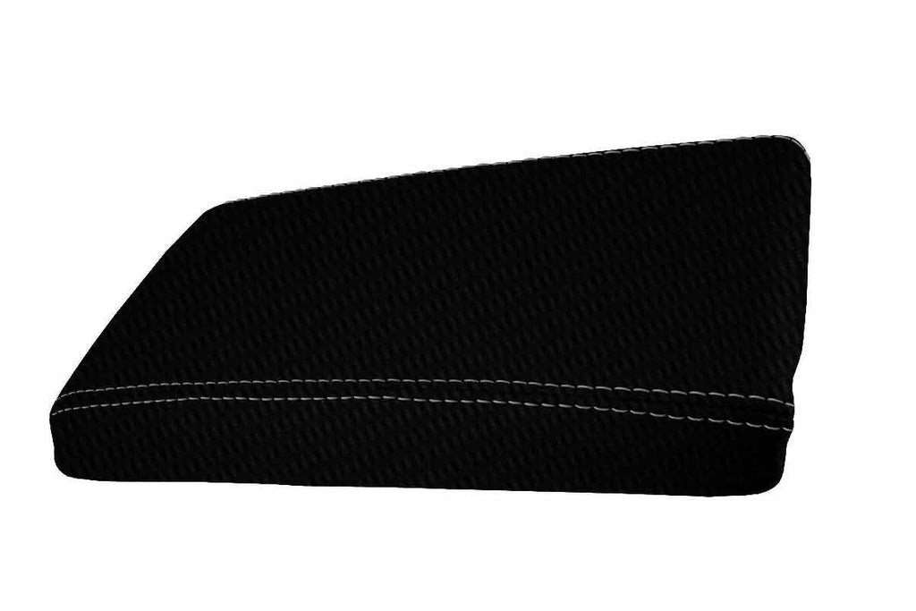 Carbon Fiber Console Lid Cover for Nissan 300ZX Z32 (1990–1996) Gray Stitch