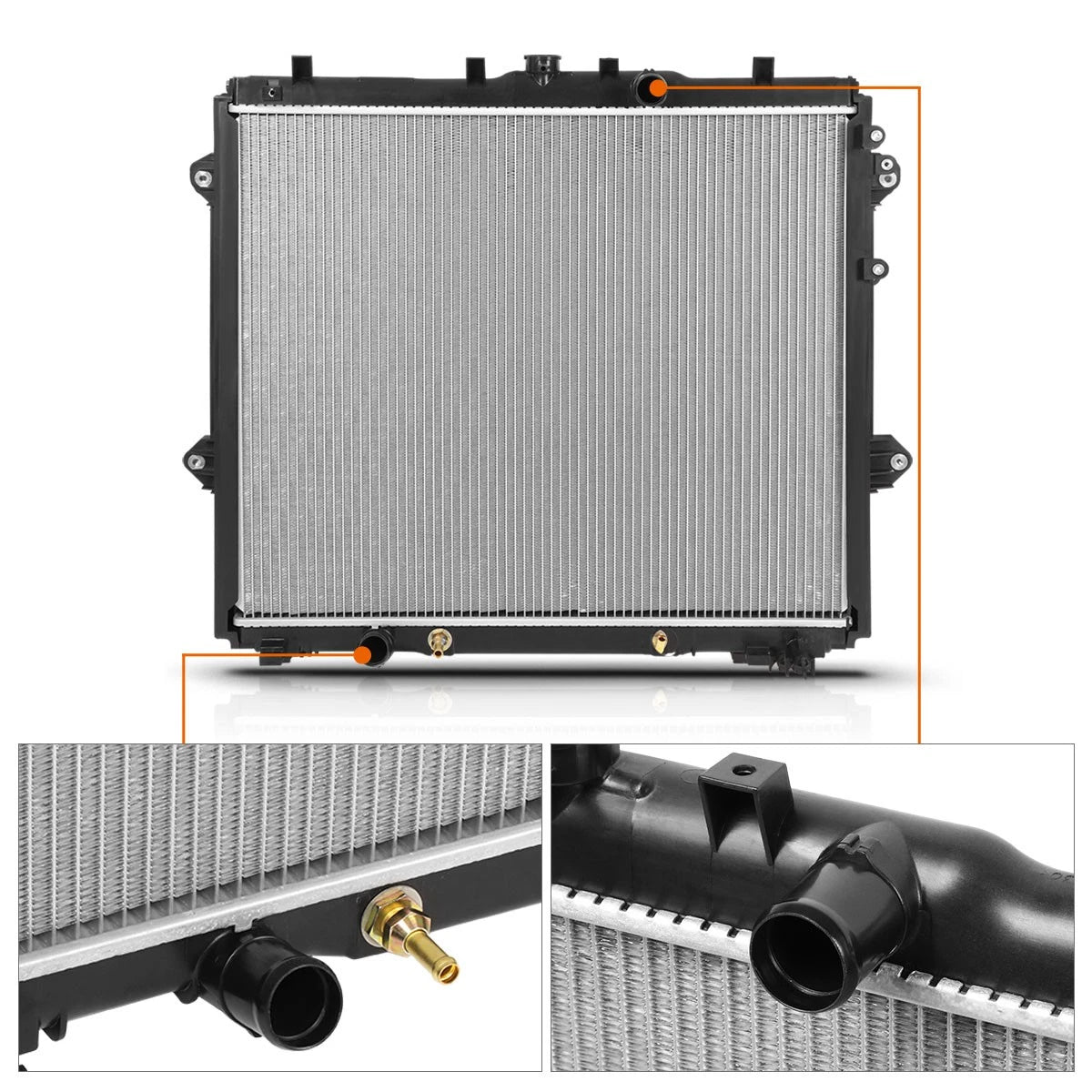 Aluminum Radiator for Toyota 4Runner 2010–2019 DPI-13251