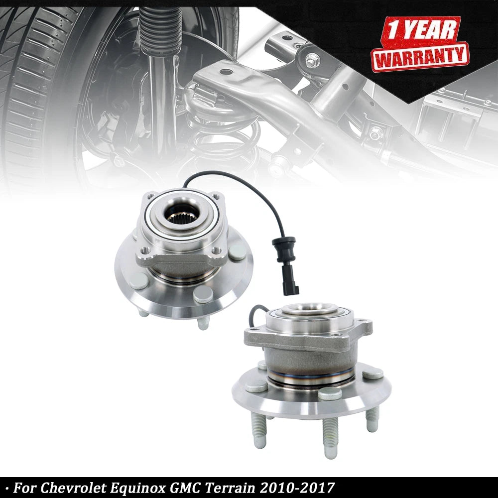 Rear Wheel Hub Bearings Pair for Chevrolet Equinox GMC Terrain (2010–2017)