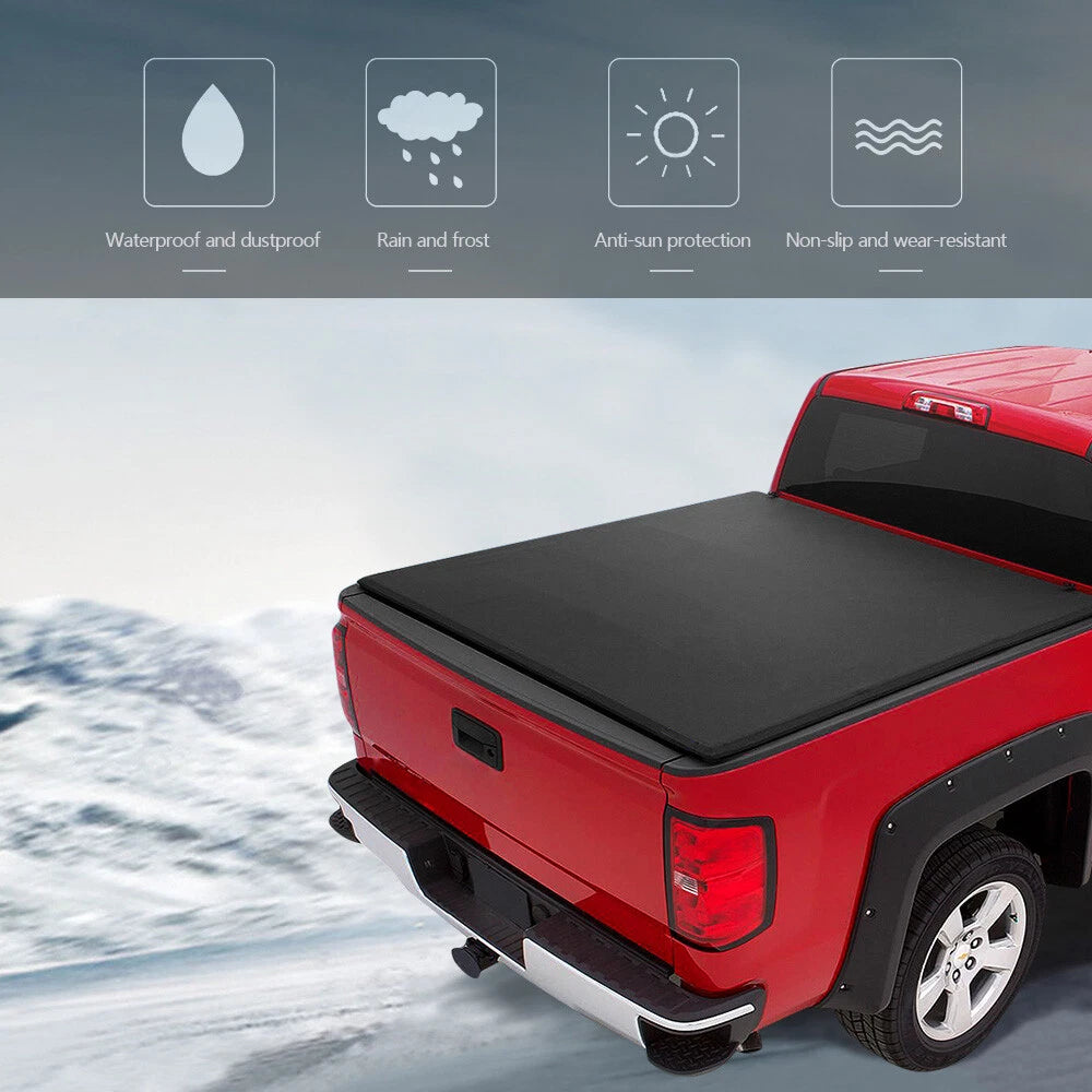 Soft Roll-Up Tonneau Cover for Ram 1500 2500 3500 (2009-2021)