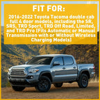 Cup Door Console Pocket Insert for Toyota Tacoma (2016–2022) Red K