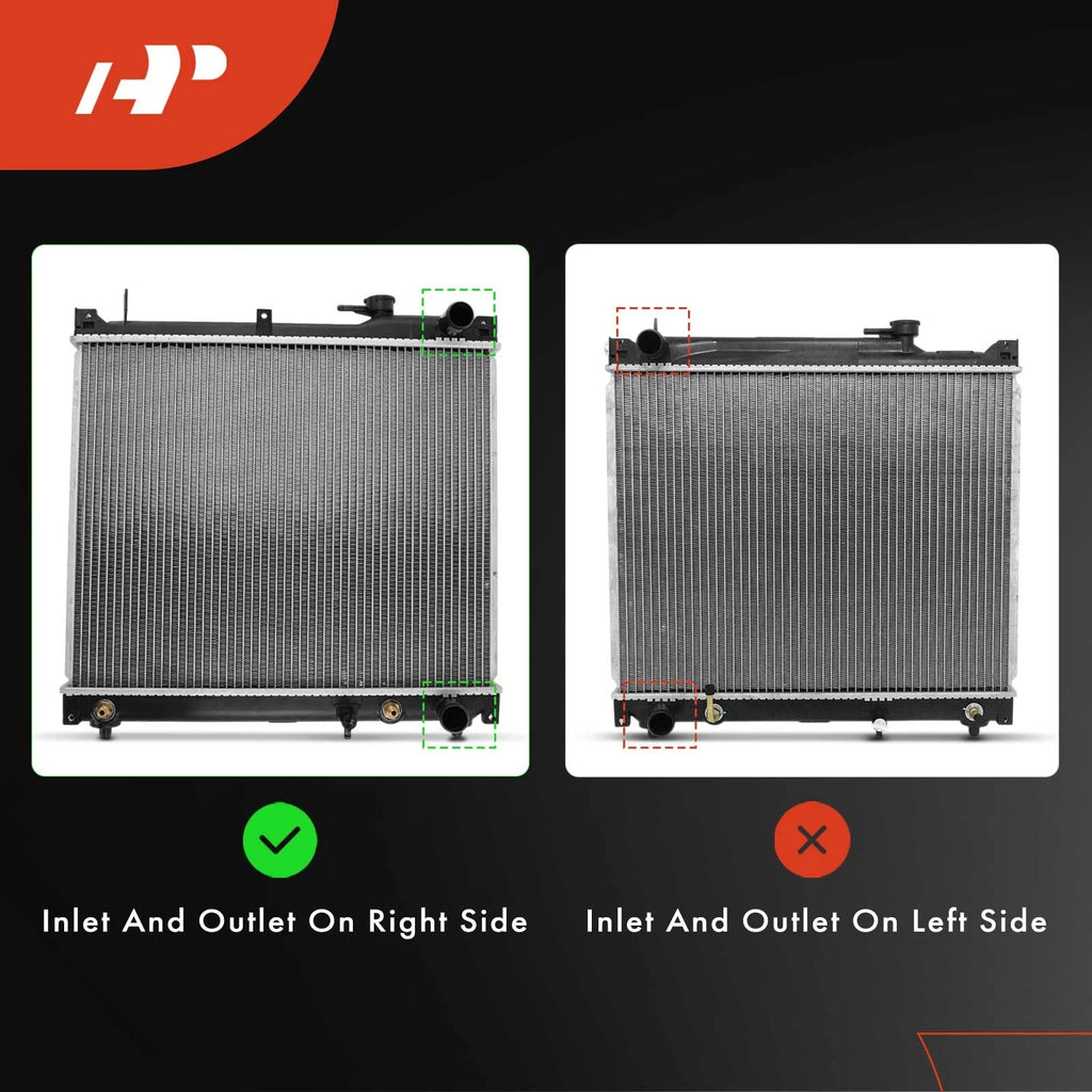 Radiator with Oil Cooler for Chevy Tracker, Pontiac Sunrunner, Suzuki (1999–2008)