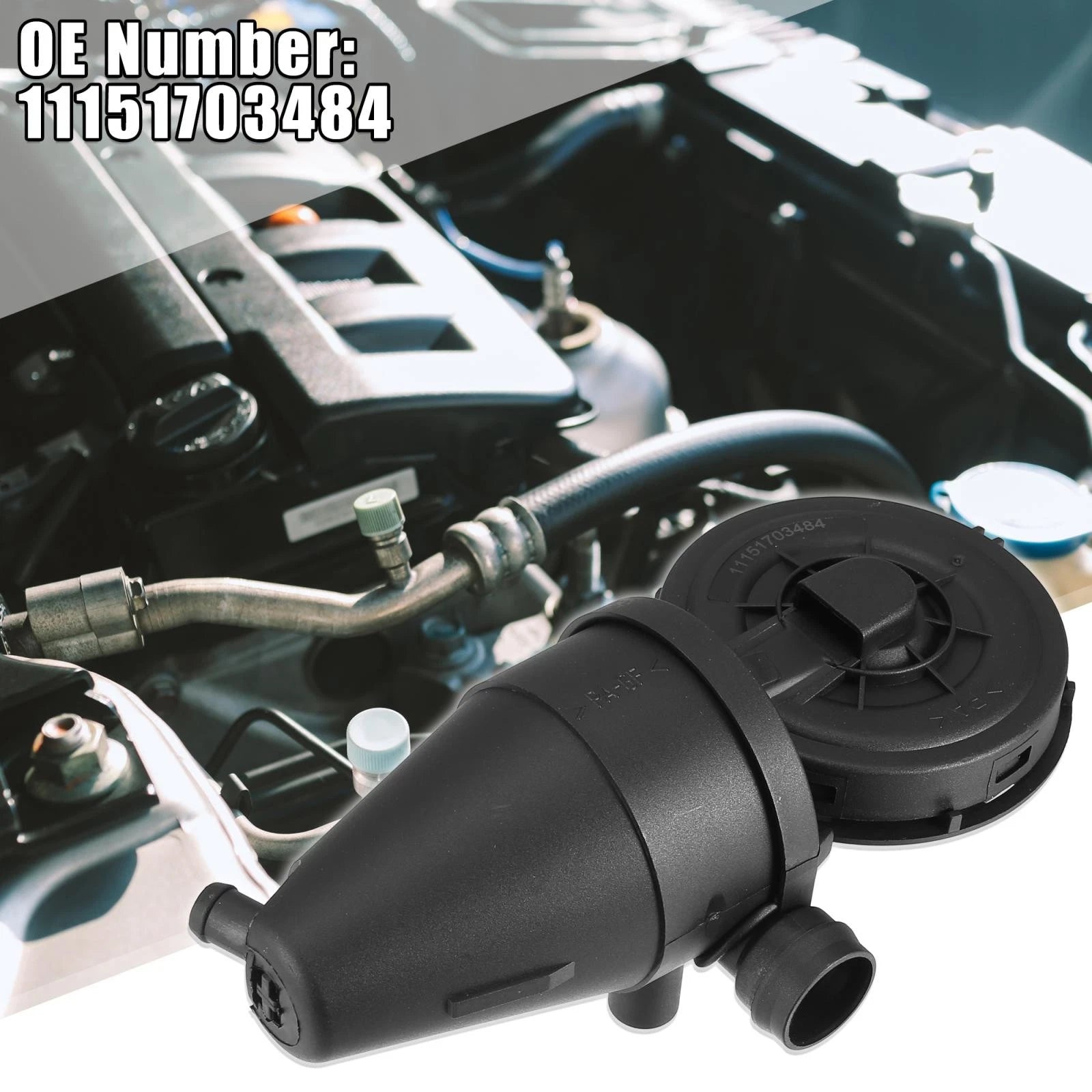 PVC engine crankcase vent valve for BMW 323i M3 Z3 1996–2000 (11151703484)