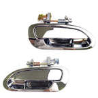 Exterior Outer Door Handle Chrome RL+RR Fits Honda Accord CG 4D SED 1998-02 D06