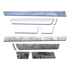 Diamond Grade 10pc 3" - 4 3/4" Rocker Panels for 2015-22 Chevy Colorado Crew LB