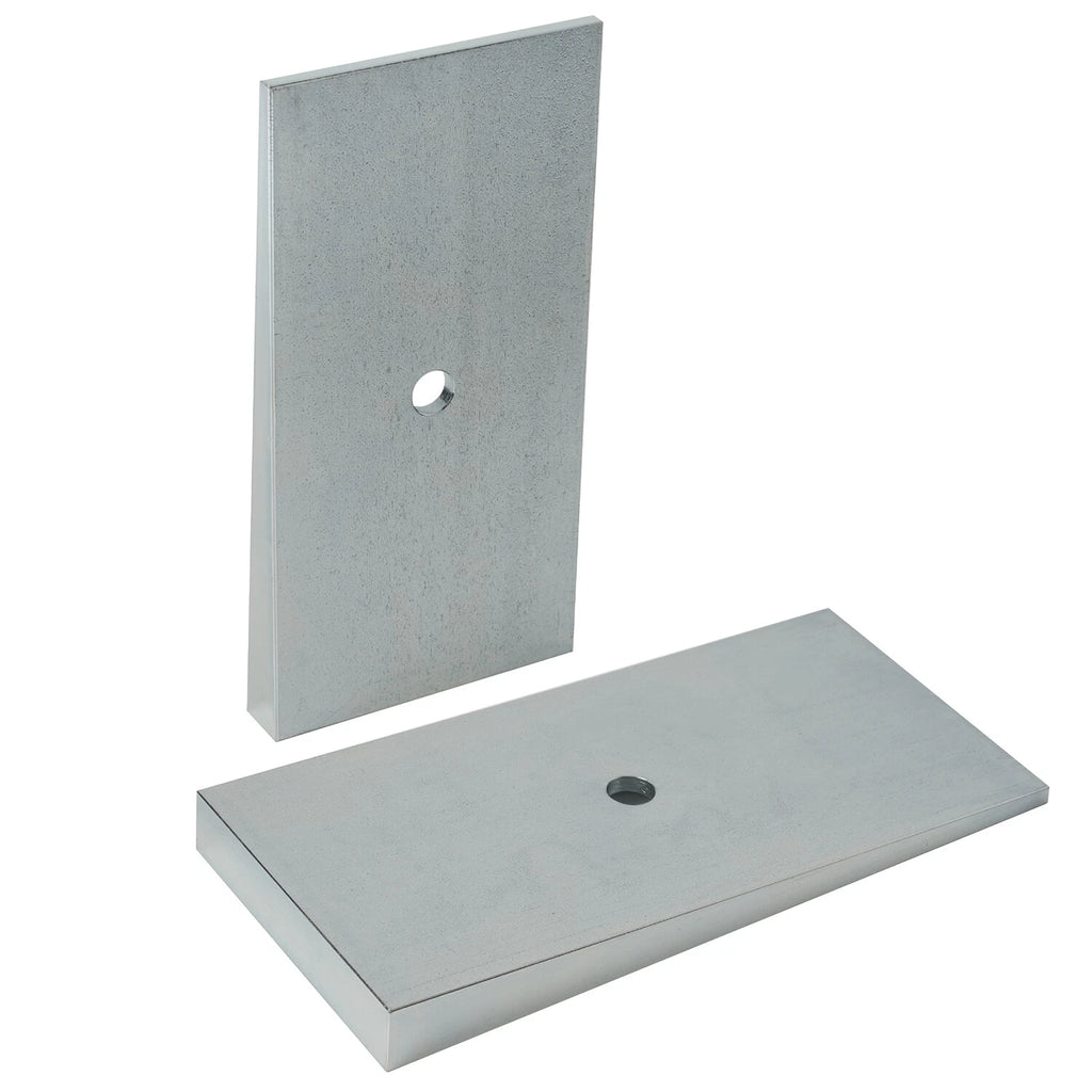 Set of 2 Steel Pinion Angle Shims 2.5" Wide 4° for Universal Fit