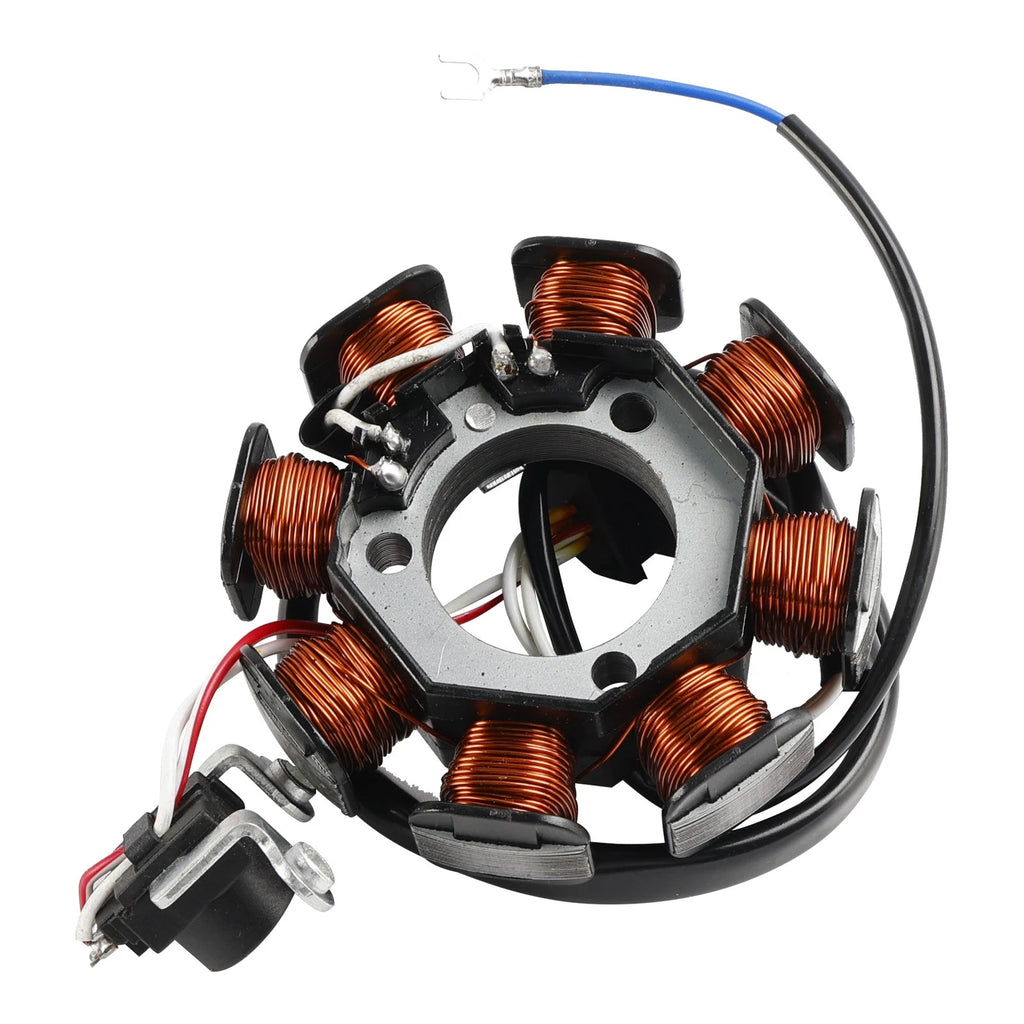 8 Coil Magneto Stator for Yamaha XT 125 X, XT 125 R, YBR 125 (2005–2012)