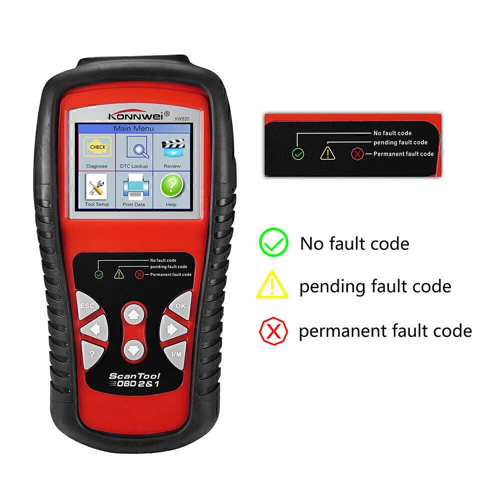 OBD2 EOBD Car Fault Code Reader for Universal Vehicles (2010–2023)