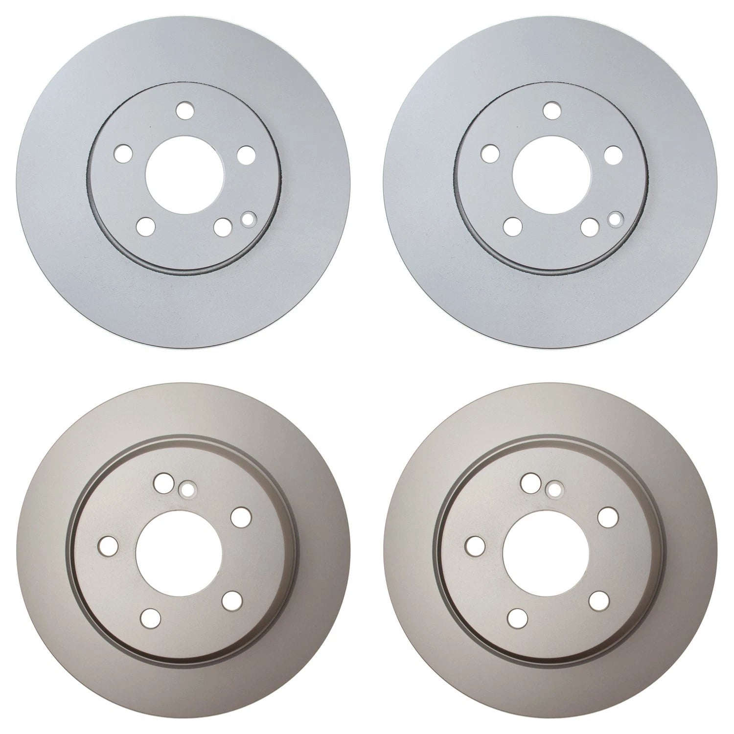 Hella Brake Rotors Kit 304mm Front 300mm Rear for Mercedes-Benz W211 E320 (2003–2009)