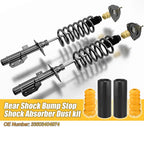2x Rear Shock Bump Stop Dust Cover Kit for BMW