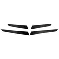 4 x Inner Door Panel Cover Trim for Mercedes-Benz W204 (2007-2014) Black