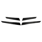4 x Inner Door Panel Cover Trim for Mercedes-Benz W204 (2007-2014) Black