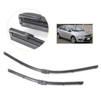 2X Bracketless Front Window Wiper Blades for Ford Focus MK2 (2004–2011)