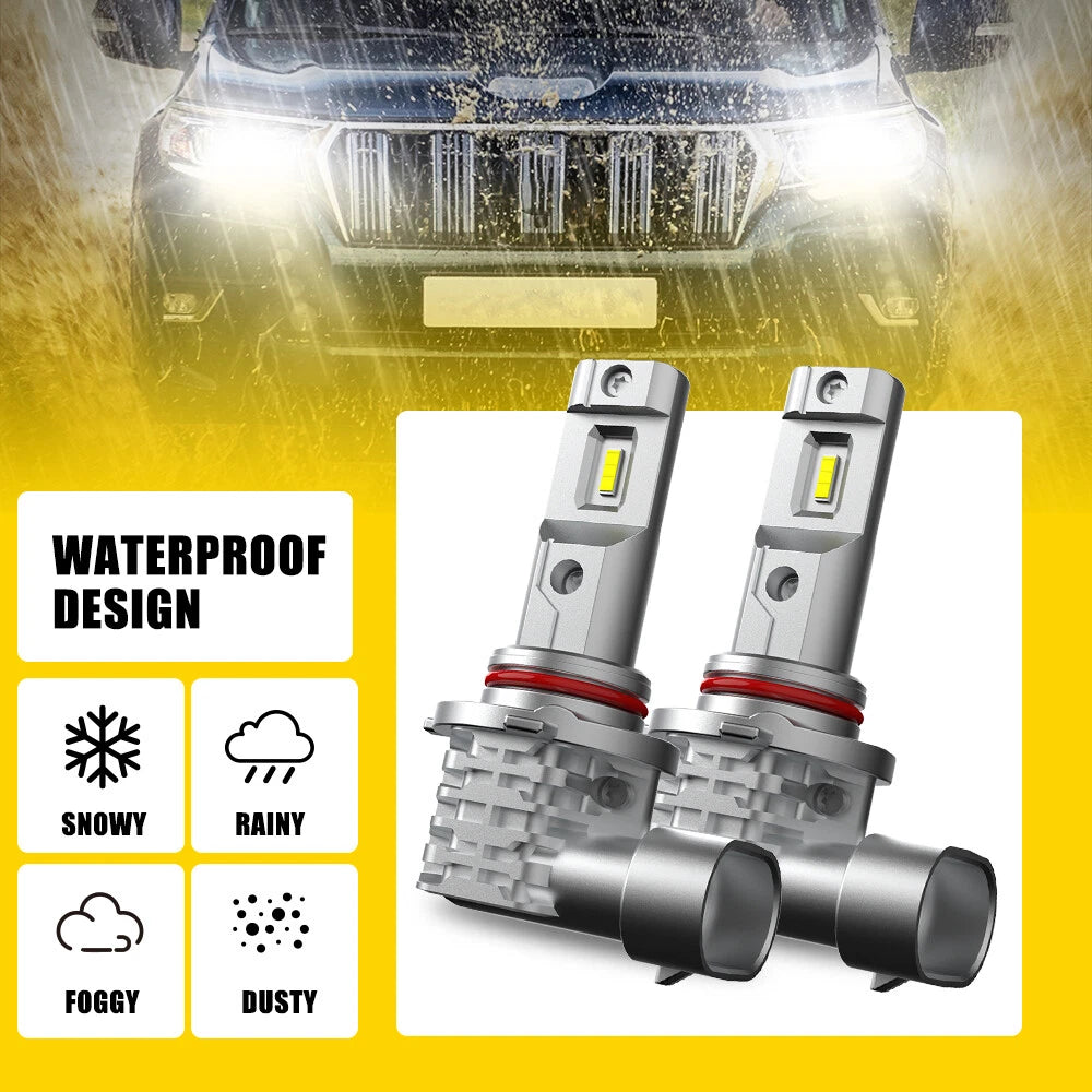 Set of 2 AUXITO 9005 LED Fog Bulbs for [Make Model] 