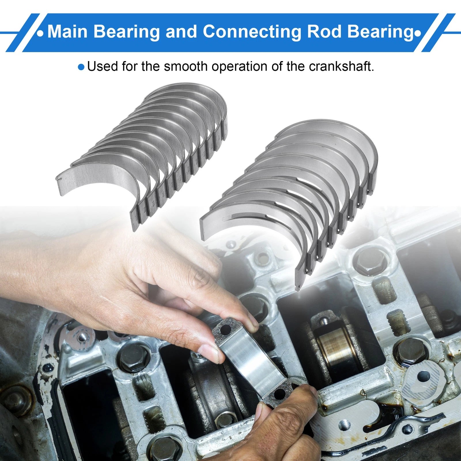 Main Bearing and Connecting Rod Bearing Kit No. 06E105561F for Audi A6 (2005–2011)