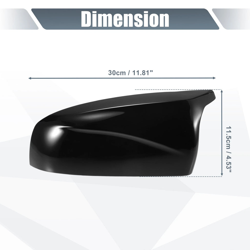 Rearview Mirror Cover for BMW X5 X6 E70 E71 (2008–2013) Gloss Black