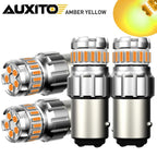 Set of 4 AUXITO 1157 2057 LED Parking Turn Signal Lights for USA EV (N/A)
