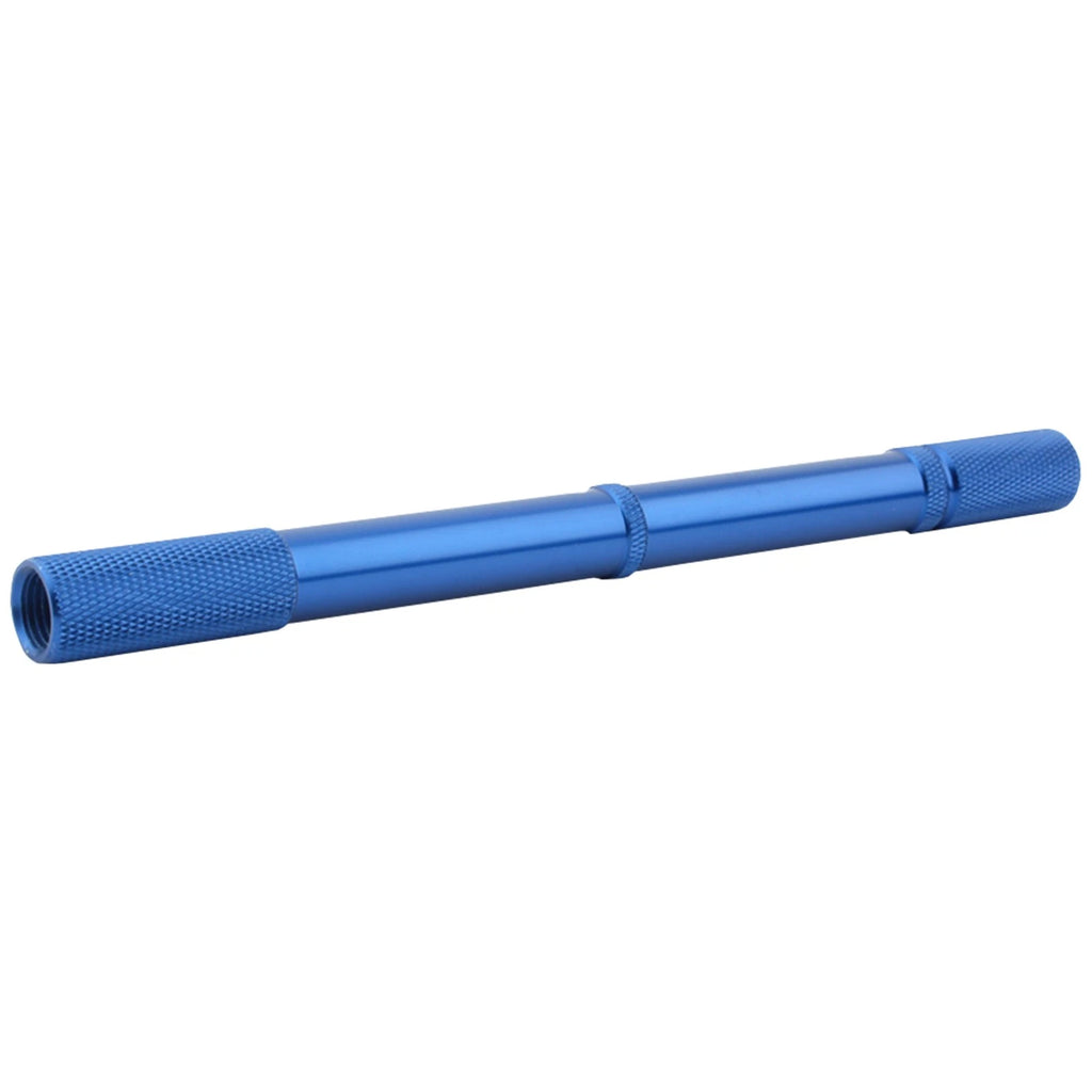 Universal Motorcycle Fork Bleed Tool for Suspension Repair - Blue
