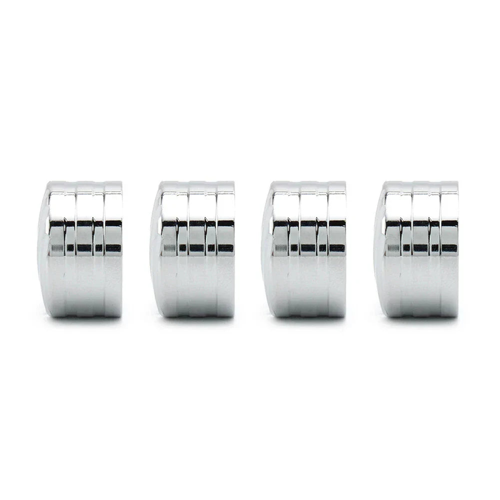 4 x Chrome Machined Head Bolt Cover Caps for Triumph T120 Thruxton (2016-2023)