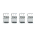 4 x Chrome Machined Head Bolt Cover Caps for Triumph T120 Thruxton (2016-2023)