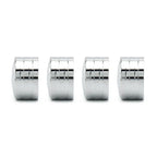 4 x Chrome Machined Head Bolt Cover Caps for Triumph T120 Thruxton (2016-2023)