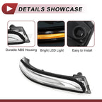 Mirror Turn Signal Light for Hyundai Elantra (No. 87624F2000) Right Black Clear