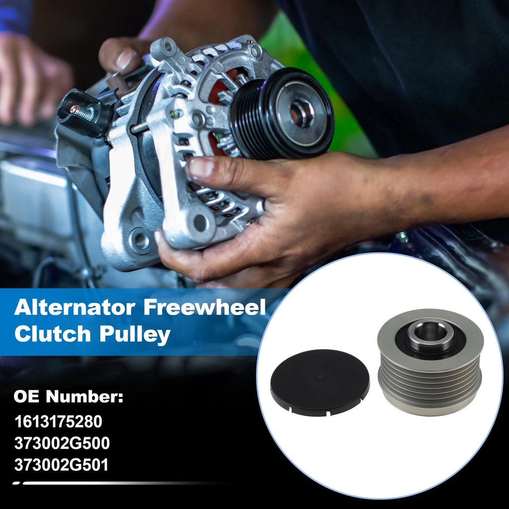 Set of 1 Alternator Freewheel Clutch Pulley for Hyundai Santa Fe (2013–2018)
