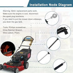 Clutch Cable for Briggs Engine Lawn Mowers (Fits Part 1331998)