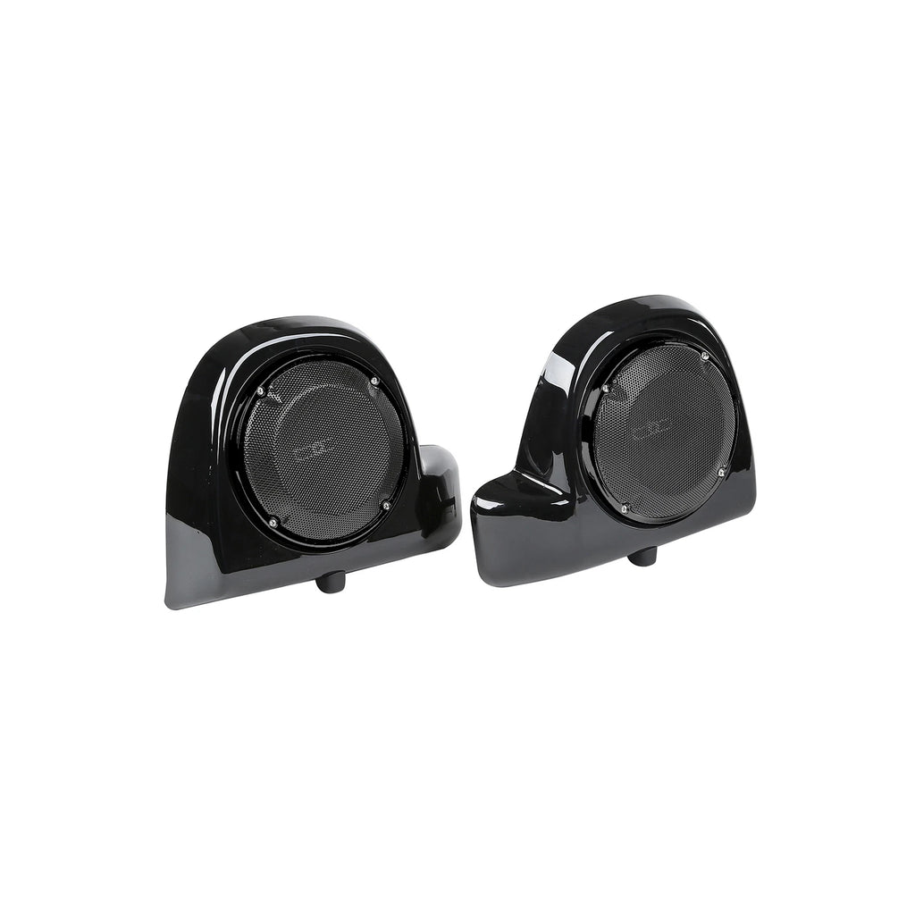 6.5" Lower Vented Fairing Pods with Speaker & Grills for Harley Touring (2014–2023)