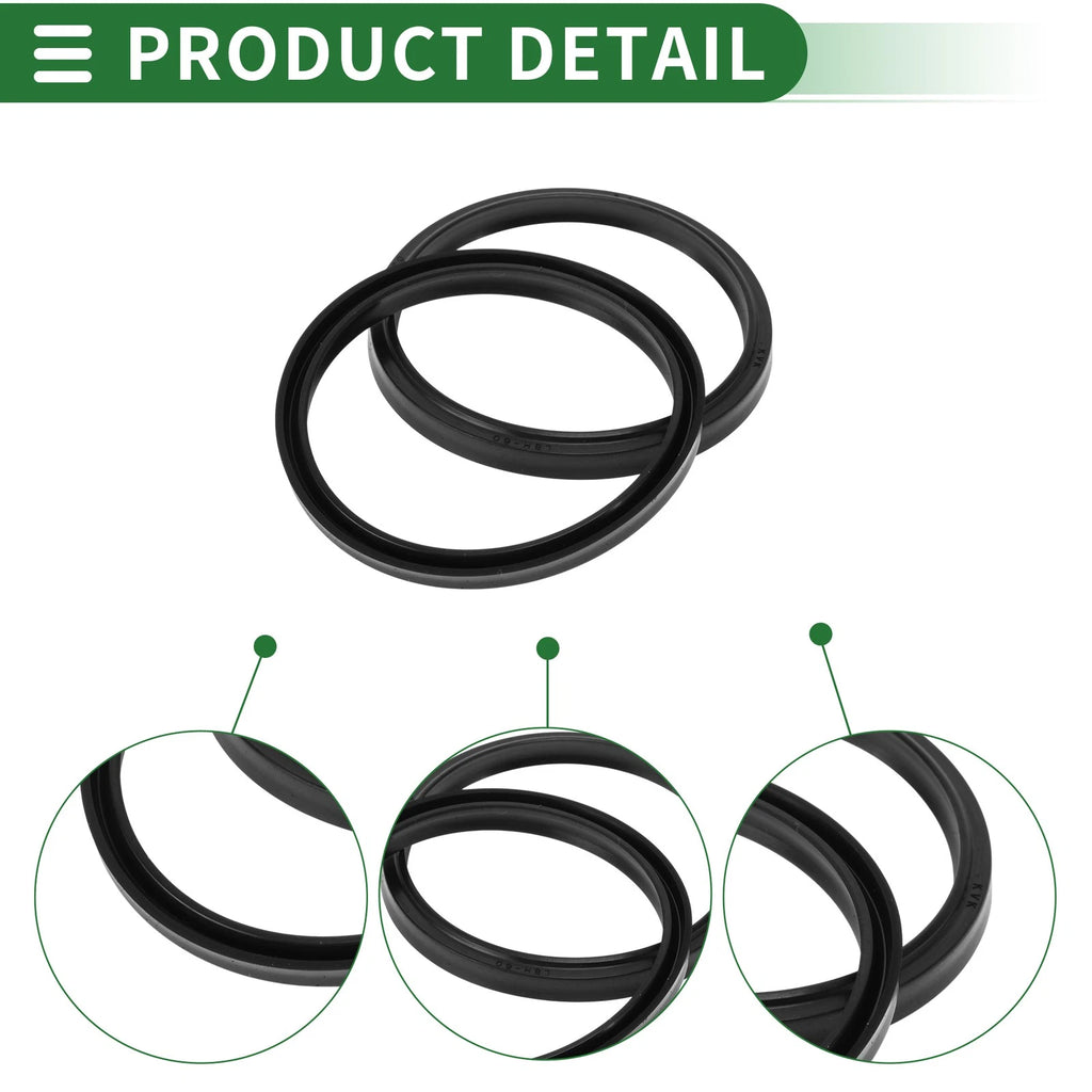 Set of 5 Oil Seal Rotary Shaft Seal NBR Rubber 60x68x5mm