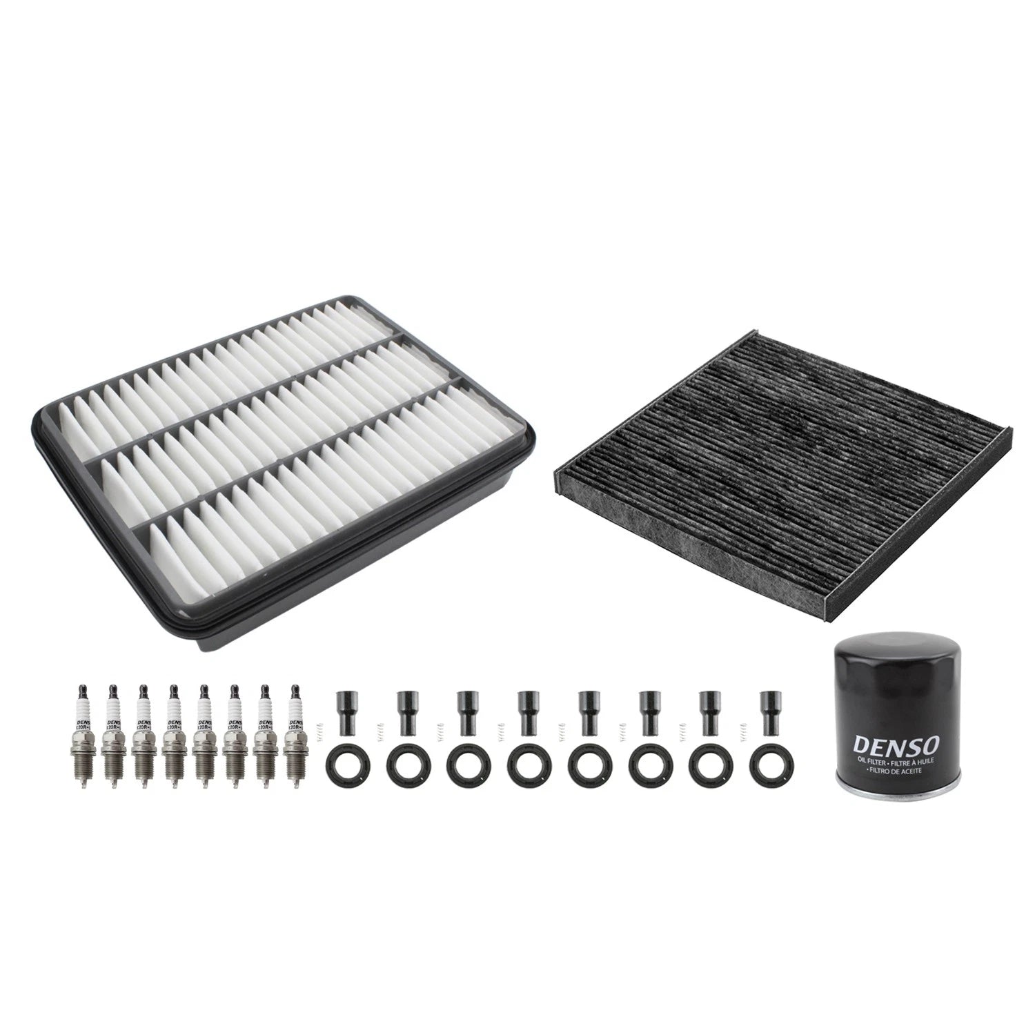 Denso Tune Up Kit 8 Spark Plugs & Boots for Lexus GX470 (2003–2009)