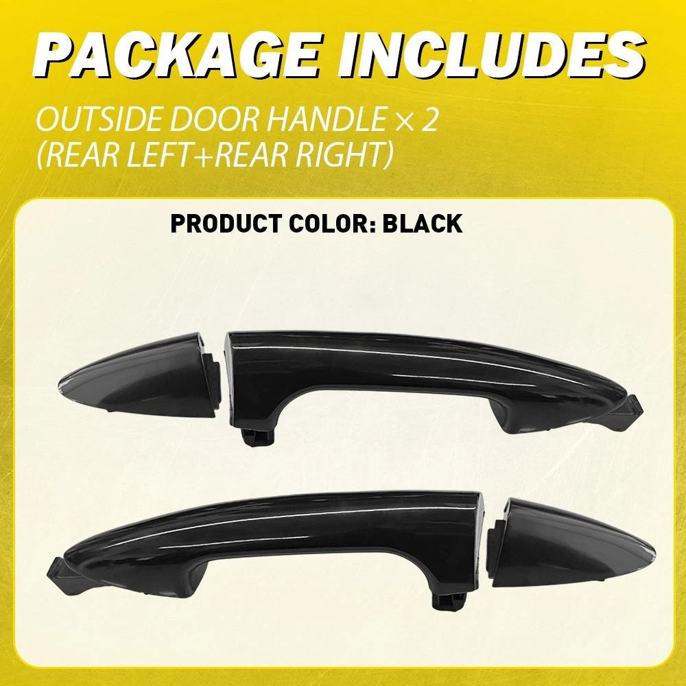 Rear Exterior Outer Door Handle Set for Hyundai Accent (2012–2017) 82651-1R0500