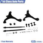 Set of 10 Ball Joints Tie Rods Control Arms for Honda Civic Acura EL (2001–2005)