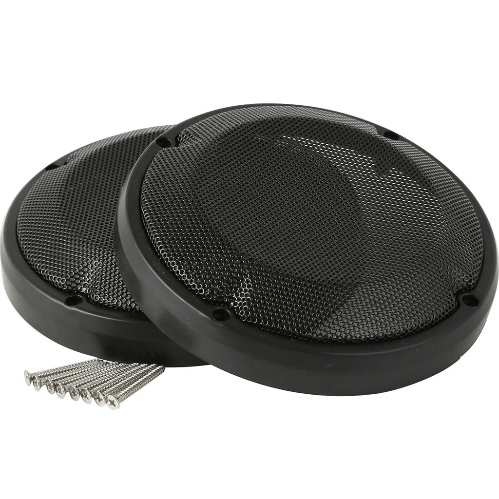 6.5" Saddlebag Lid Speaker Grills for Harley Street Road Glide (1983–Present)