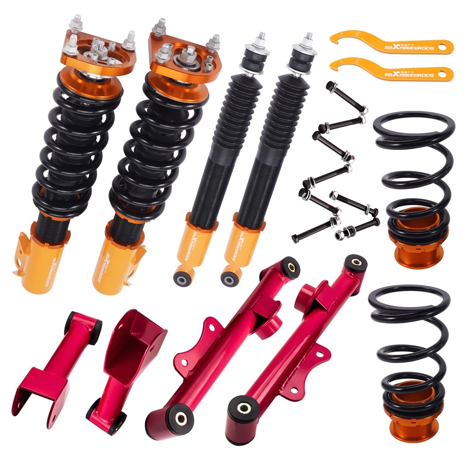 Coilovers Struts + Rear Control Arms Kit for Ford Mustang SN95 (1994–2004)