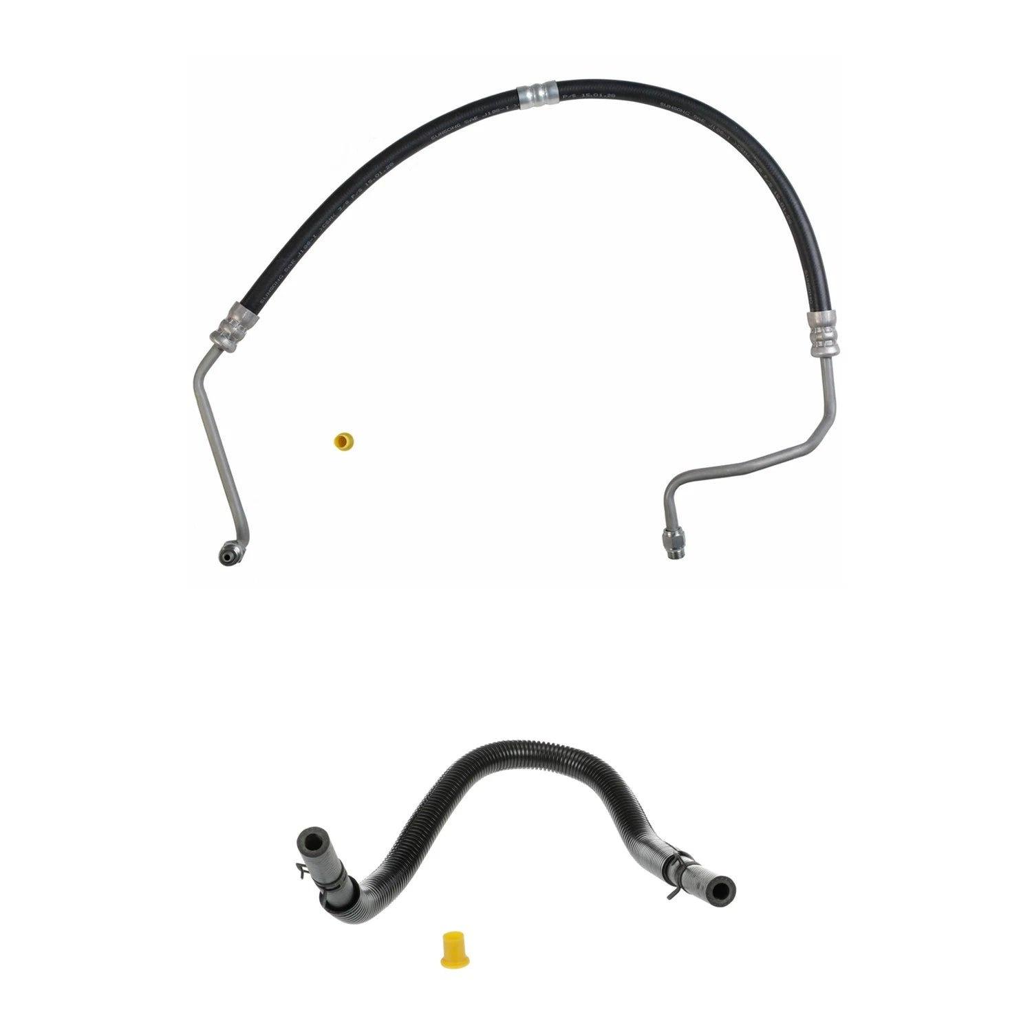 Sunsong Power Steering Pressure & Return Line Hose Kit for Ford Mustang (1994–2004)