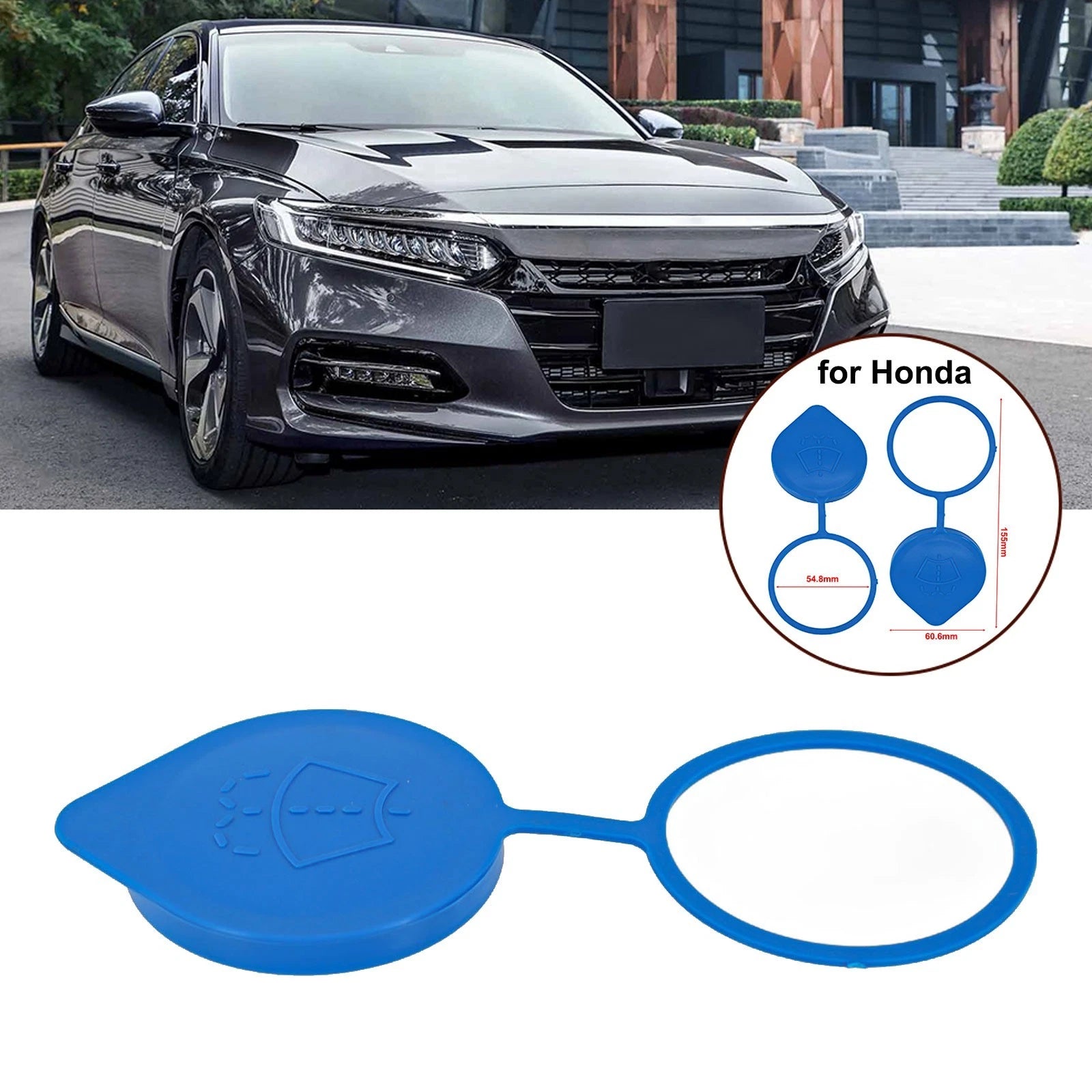 Set of 1 Windshield Washer Reservoir Cap for Honda Accord (2015–2017)