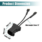2X Car Horn Adapter Wiring Harness Pigtail Socket for Ford Mondeo Focus Fiesta