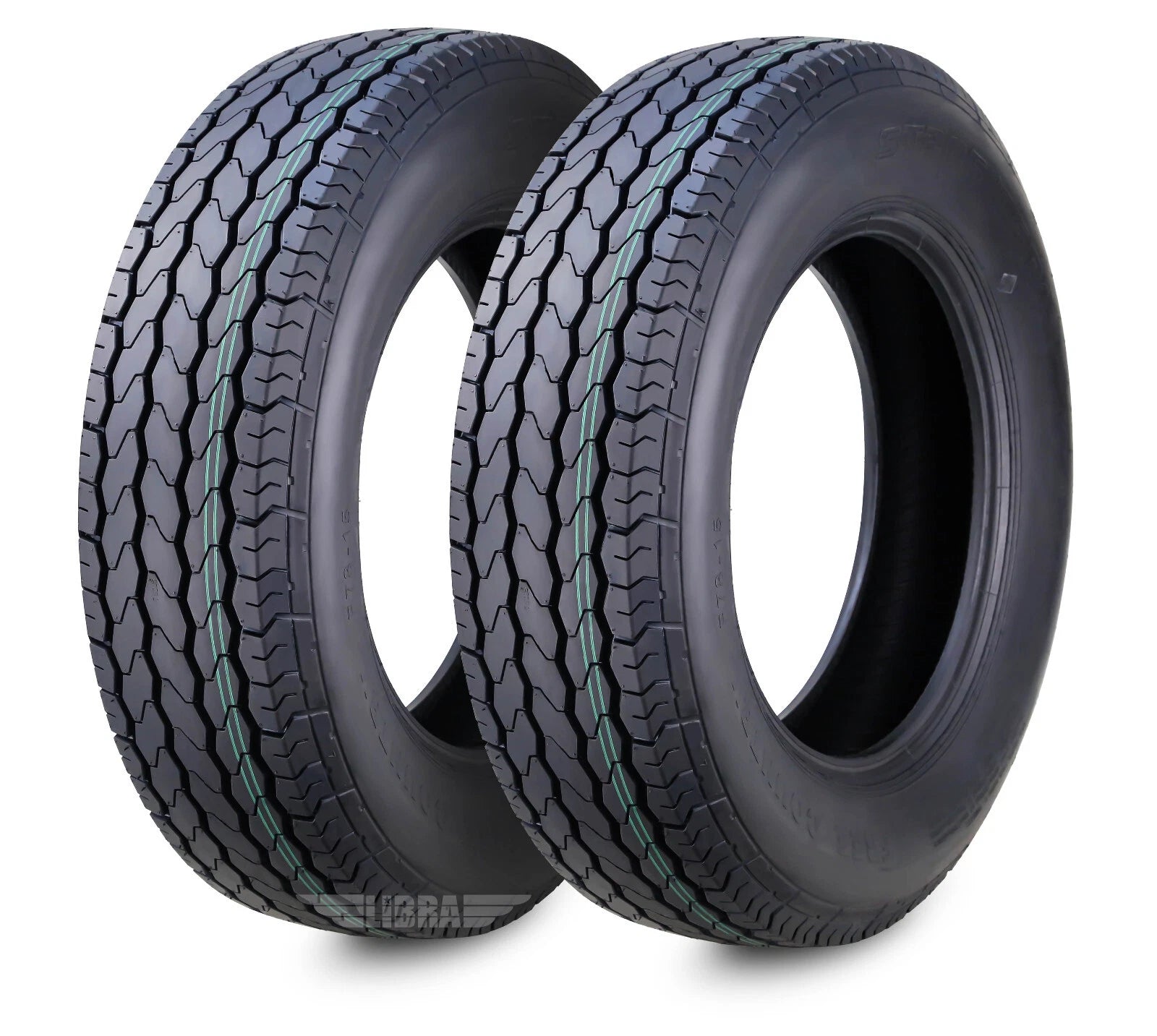 2PC Free Country ST205/75D15 Trailer Tires 205 75 15 Bias 6PR F78-15