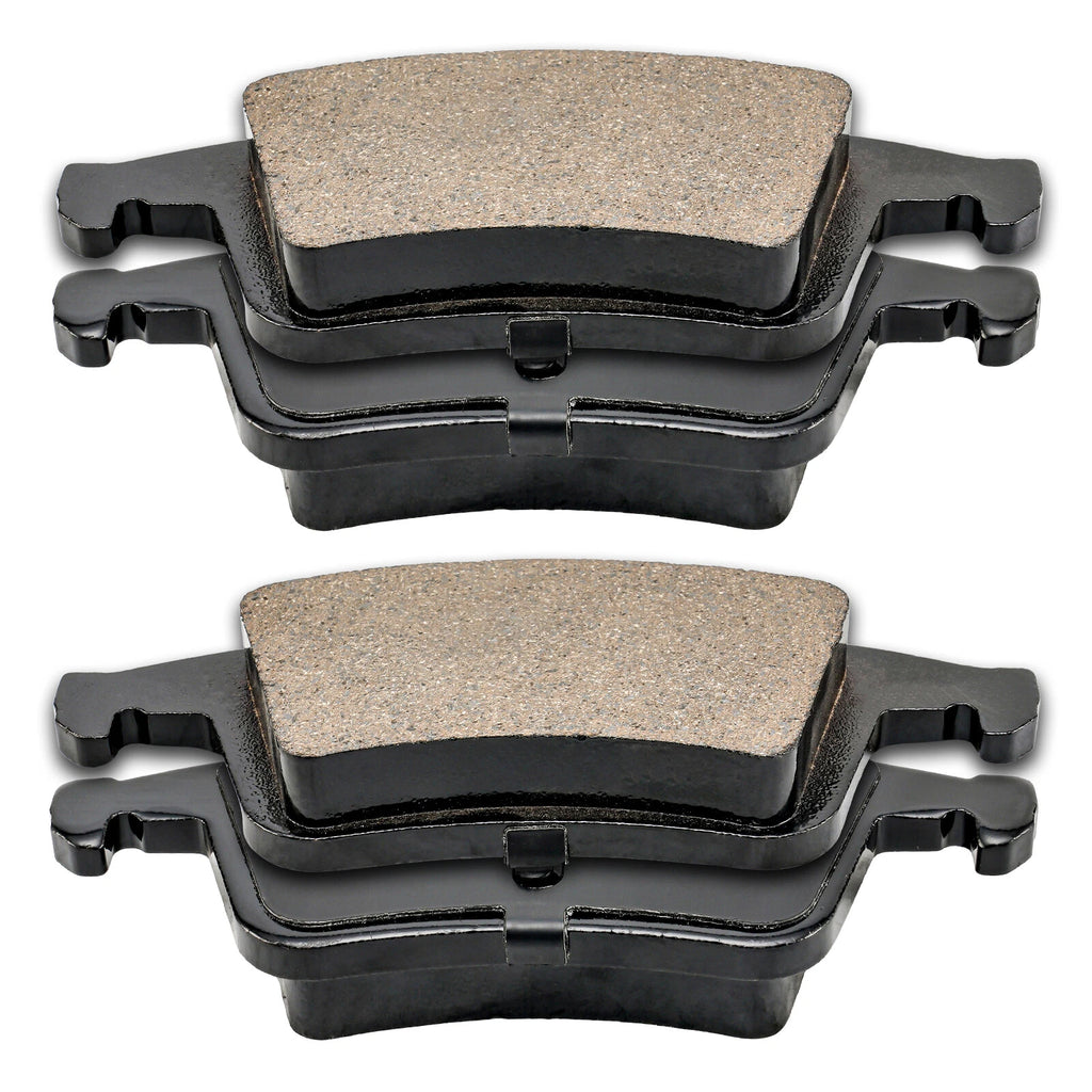 Rear Ceramic Brake Pads with Hardware for Volvo S60 S80 V70 XC70 (2000-2007)